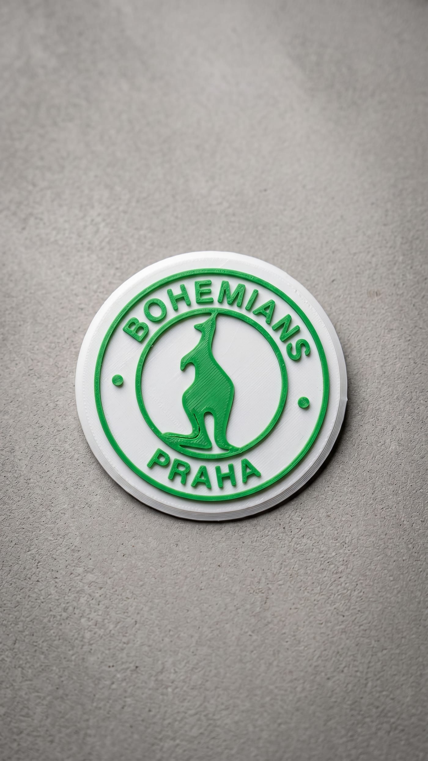 3D tištěný znak Bohemians Praha