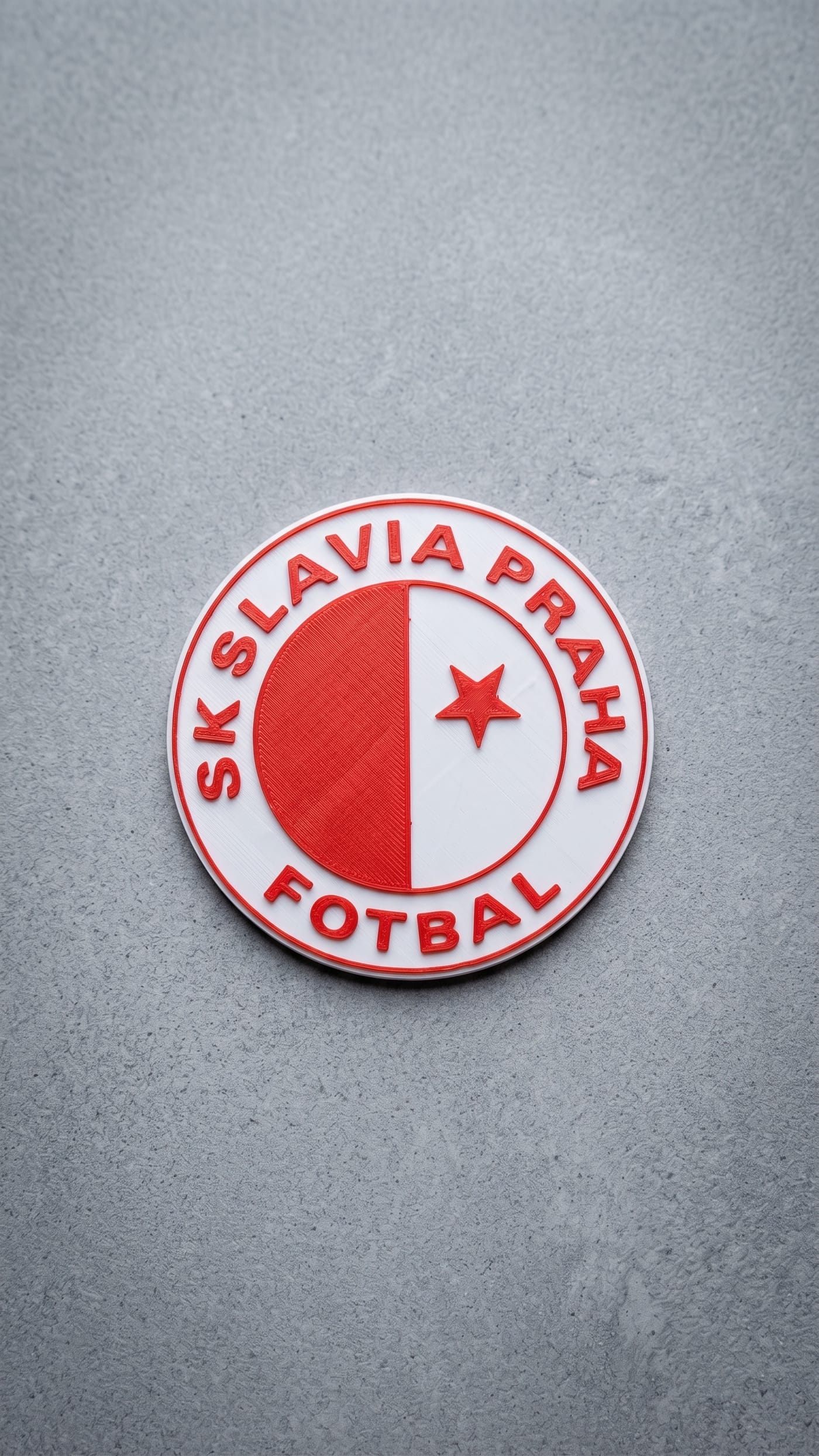 3D tištěný znak SK Slavia Praha